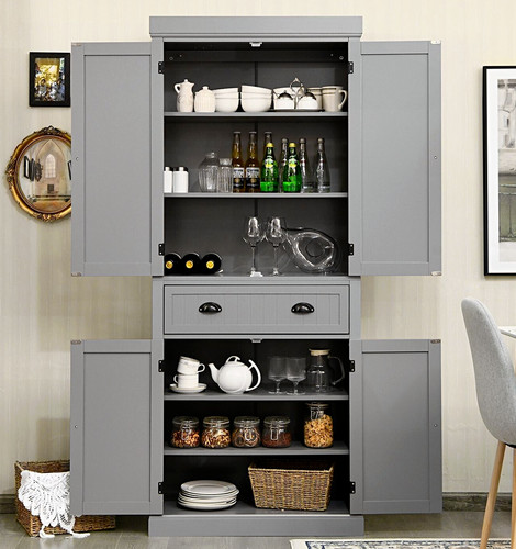 Tall kitchen larder cupboard - larder,