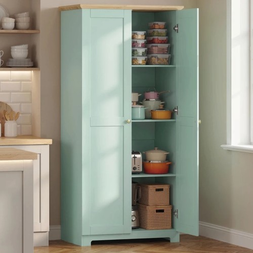 Tall kitchen storage cupboard - kitchen,