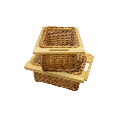 Pull out wicker basket kitchen - out,