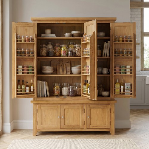Storage cupboard cheshire oak - cupboard,