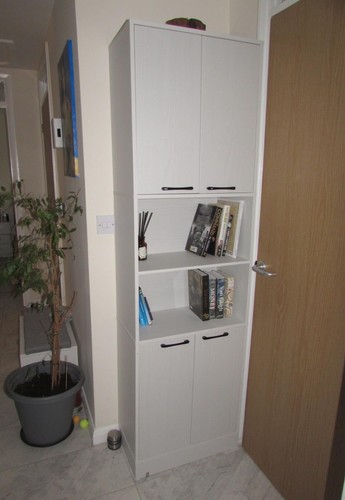 Tall kitchen larder cupboard - kitchen,