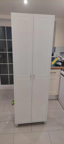 Tall kitchen larder cupboard - kitchen,